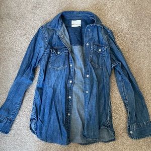 J Crew Denim Button Down